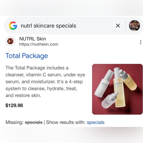 NUTRL Skincare Set (4 Piece) Brand New - In Original Boxes - Picture 7 of 8